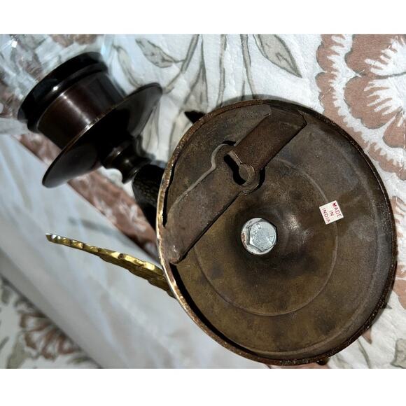 Brass Swan Wall Candle Sconce with Storm Glass 17" - Picture 12 of 16